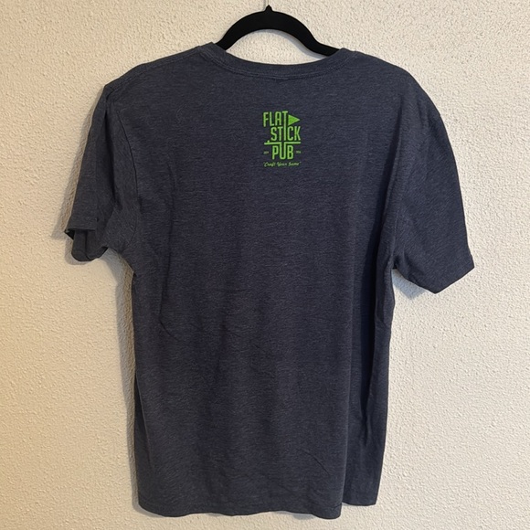 DRINK WA Washington Beer Tap Handle T Shirt (Flat Stick Pub) - Picture 2 of 2